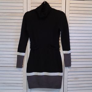 A. Byer Knit Turtleneck Dress, Women's S